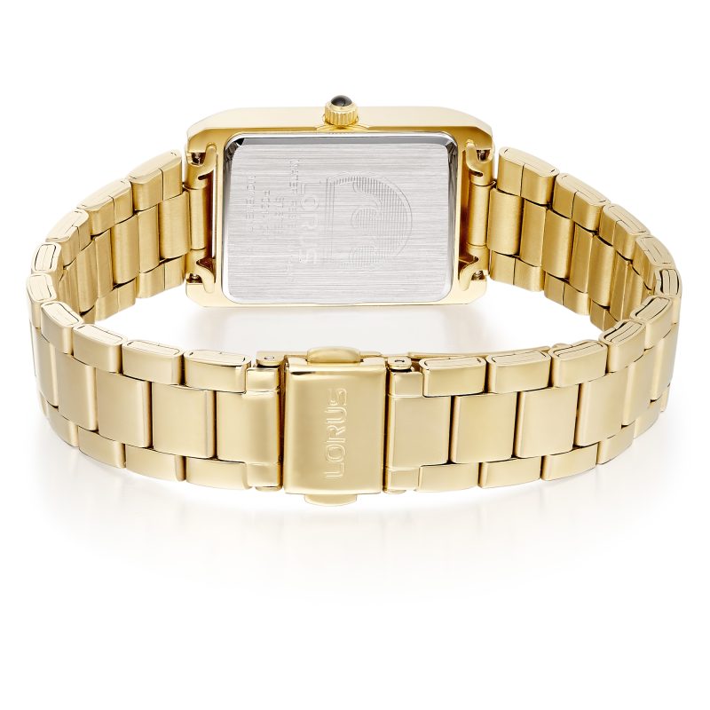 Lorus Women s Gold tone Angular Elegance